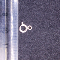 925 Ayar Gümüş Yuvarlak Halkalı Simit Kilit – 6 mm