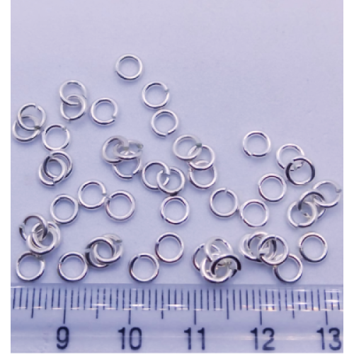 925 Ayar Gümüş 5 mm Kalın Bağlantı Halkası
