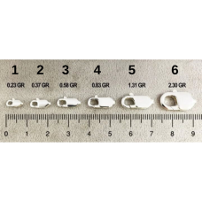 925 Ayar Gümüş Papağan Kilit Kapama – Kolye ve Bileklik İçin Orijinal Gümüş Klips (1 Adet)