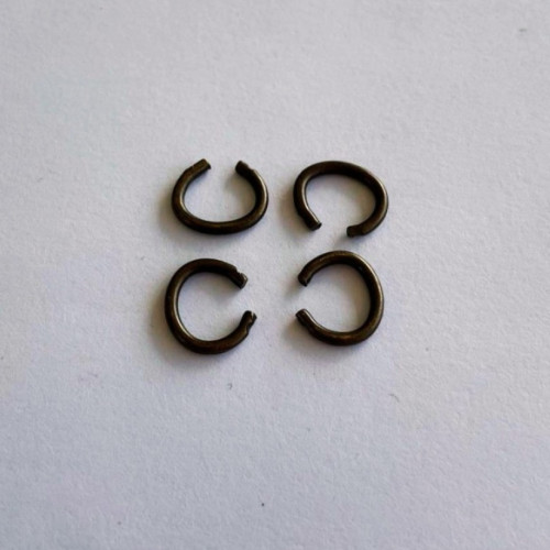 8x1.50 mm Antik Renk Metal C Bağlantı Halkası (Minimum Alım: 1000 Adet)