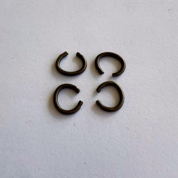 8x1.50 mm Antik Renk Metal C Bağlantı Halkası (Minimum Alım: 1000 Adet)