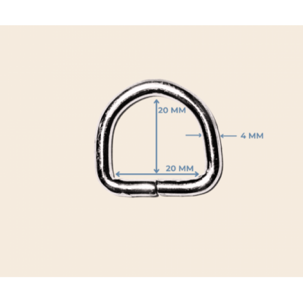 20 mm x 20 mm x 4 mm Metal Renk D Halka | Takı ve Aksesuar Malzemeleri 20 mm x 20 mm x 4 mm Metal Renk D Halka | Takı ve Aksesuar Malzemeleri