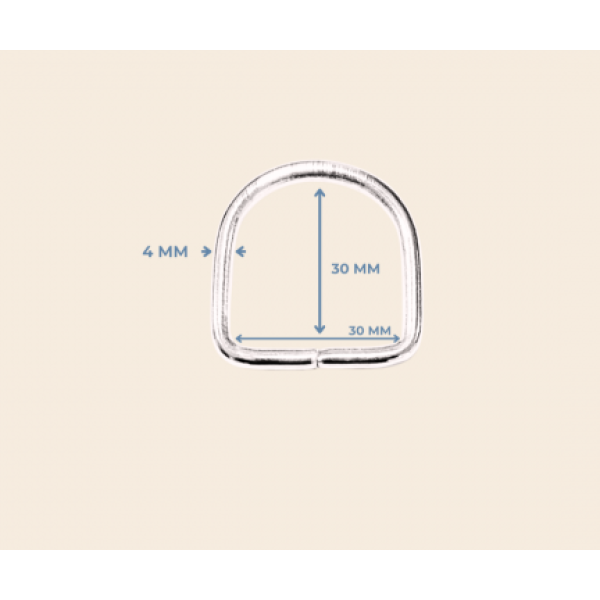30 mm x 30 mm x 4 mm Metal Renk D Halka | Takı ve Aksesuar Malzemeleri 30 mm x 30 mm x 4 mm Metal Renk D Halka | Takı ve Aksesuar Malzemeleri