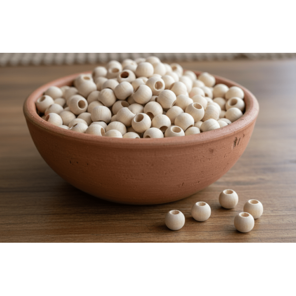 Ahşap Boncuk 10 mm | 500 Adet