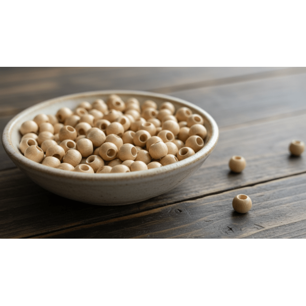 Ahşap Boncuk 10 mm | 500 Adet
