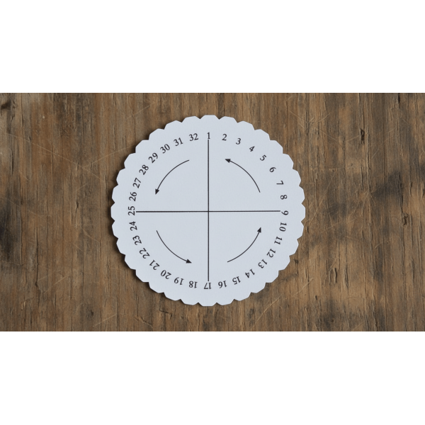 Dairesel El örgüsü takı ve bileklik Plakası