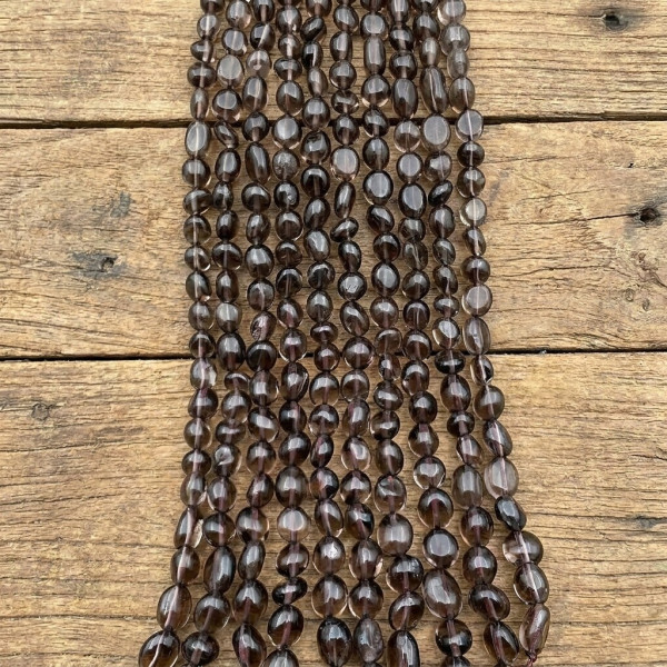 Doğal Amorf Dumanlı Kuvars Dizi Taş (37-38 cm) Doğal Amorf Dumanlı Kuvars Dizi Taş (37-38 cm)