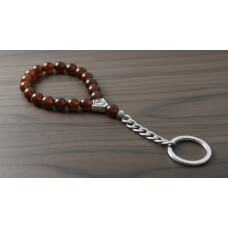 Akik Taşı Tesbih Anahtarlık – Koruyucu ve Dengeleyici Doğal Taş