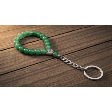 Aventurin Taşı Tesbih Anahtarlık – Şansın ve Pozitif Enerjinin Taşı