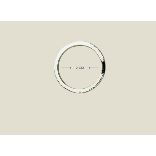 2 cm Ezme Metal Anahtarlık Halkası