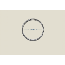 24 mm Çift Sargı Metal Anahtarlık Halkası