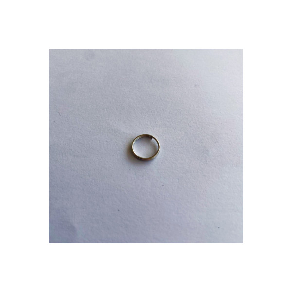 12 mm Çift Sargı Metal Anahtarlık Halkası