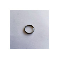 21 mm Füme Çift Sargı Metal Anahtarlık Halkası