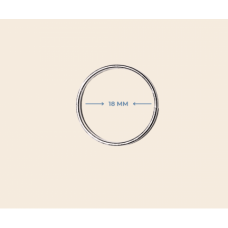 18 mm çift sargı anahtarlık halkası