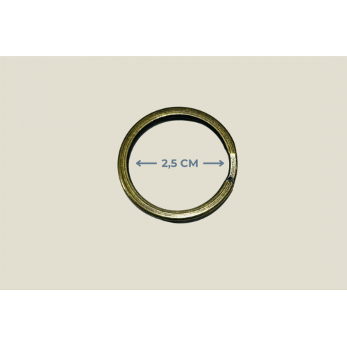 2,5 cm Antik Ezme Metal Anahtarlık Halkası 2,5 cm Antik Ezme Metal Anahtarlık Halkası
