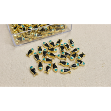 Altın Kaplama Mineli Balık Takı Ara Malzemesi – Uyumlu ve Şık Tasarım İçin