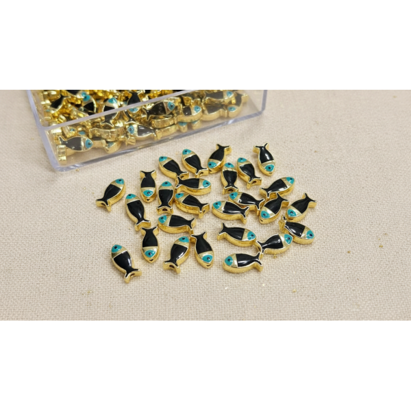 Altın Kaplama Mineli Balık Takı Ara Malzemesi – Uyumlu ve Şık Tasarım İçin