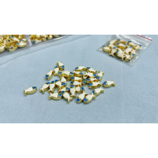 Altın Kaplama Mineli Balık Takı Ara Malzemesi – Uyumlu ve Şık Tasarım İçin