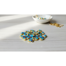 Altın Kaplama Mineli Balık Takı Ara Malzemesi – Uyumlu ve Şık Tasarım İçin