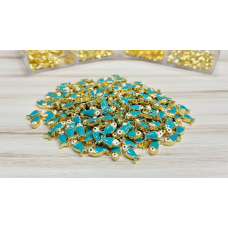 Altın Kaplama Mineli Balık Takı Ara Malzemesi – Uyumlu ve Şık Tasarım İçin