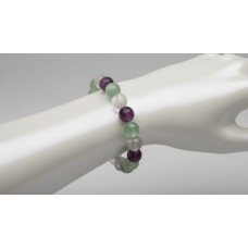 Florit Doğal Taş Bileklik – 10 mm Fasetli Kesim | SERRAADA