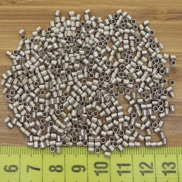 Kalın Pirinç Kapalı Bit Kapama 2,5 mm | Metal Renk Takı Malzemesi Gram Satış