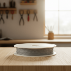 Çelik Tel Tesbih ve Takı Teli 0.38 mm – 25 Metre Dayanıklı Rulo | Serraada