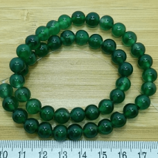 DOĞAL AKİK 8 MM KÜRE DİZİ TAŞ