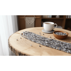 Doğal akik taşı 6 mm küre kesim dizi taş