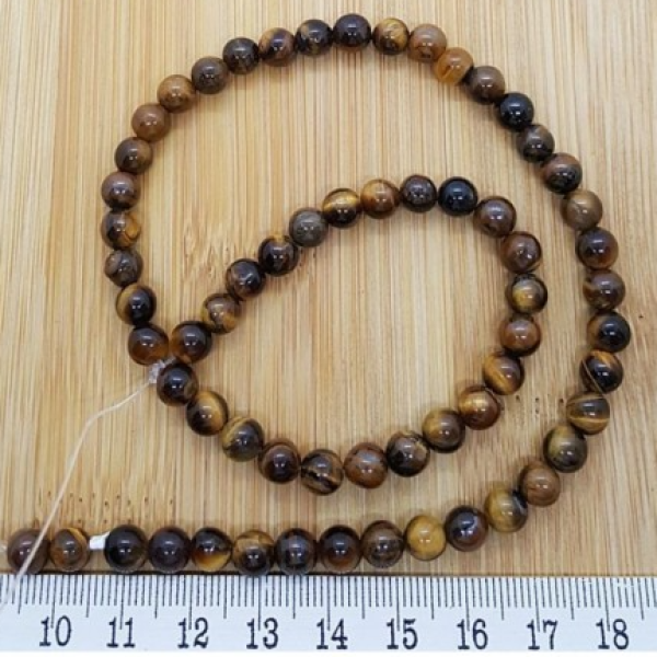 Doğal Kaplangözü Taşı 6 mm Küre Kesim Dizi – 1 Dizi Fiyatı