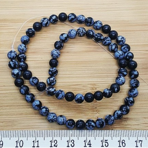 Obsidyen 6 mm Küre Doğal Taş | Koruyucu Enerji ve Zarif Tasarımlar