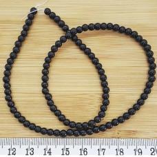 Doğal Oniks 4 mm Küre Dizi Taş | Zarif ve Koruyucu Enerji