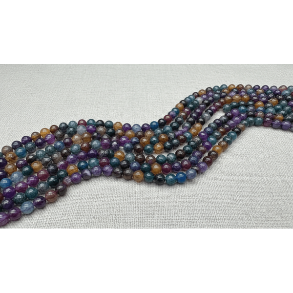 Doğal Akik Taşı 8 mm küre kesim dizi taş