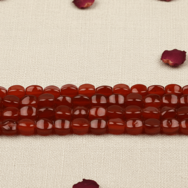 Akik Doğaltaş Dizi 8 x 11 mm Burgu Kesim Dizi Taş