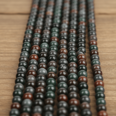 Doğal Kan Taşı 8 mm Küre Kesim Dizi Taş | Takı ve Aksesuar Tasarımı İçin