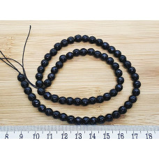 Doğal Oniks Taşı 6 Mm Faset Kesim Dizi Taş