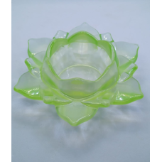 Lotus Model Epoksi Mum Altlığı – El Yapımı Dekoratif Lotus Mumluk