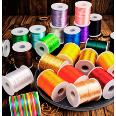 İnce Floş İp – Kolye ve Bileklik Yapımı İçin Takı Tasarım İpi Bobin Satış