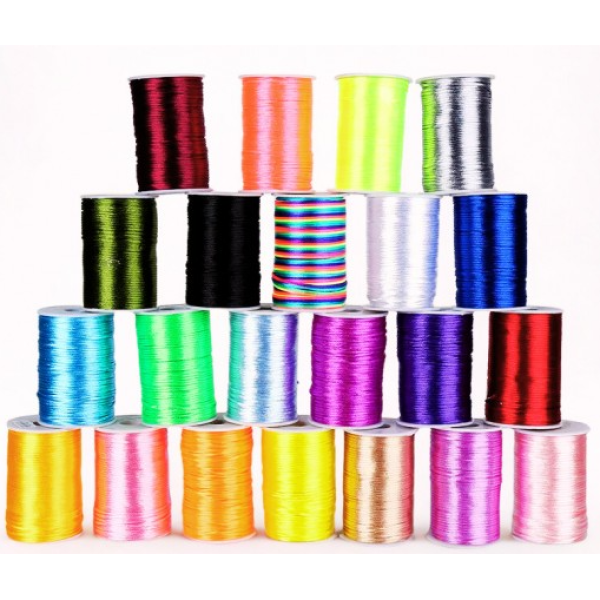 Kalın Floş İp – Kolye ve Bileklik Yapımı İçin Takı Tasarım İpi Bobin Satış