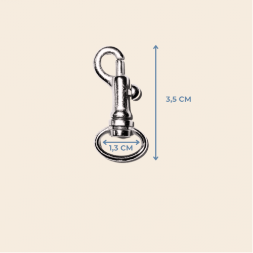 Minik Gemici Kancası 1,3 cm - Metal Renk (10 Adet))