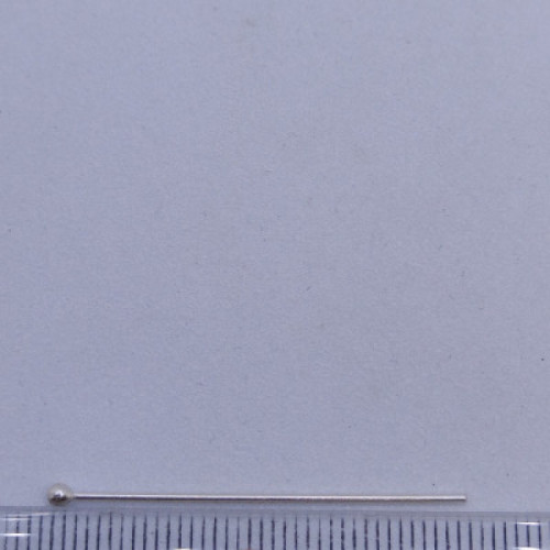 925 Ayar Gümüş 35 mm Top Başlı Takı Çivisi İğnesi 925 Ayar Gümüş 35 mm Top Başlı Takı Çivisi İğnesi