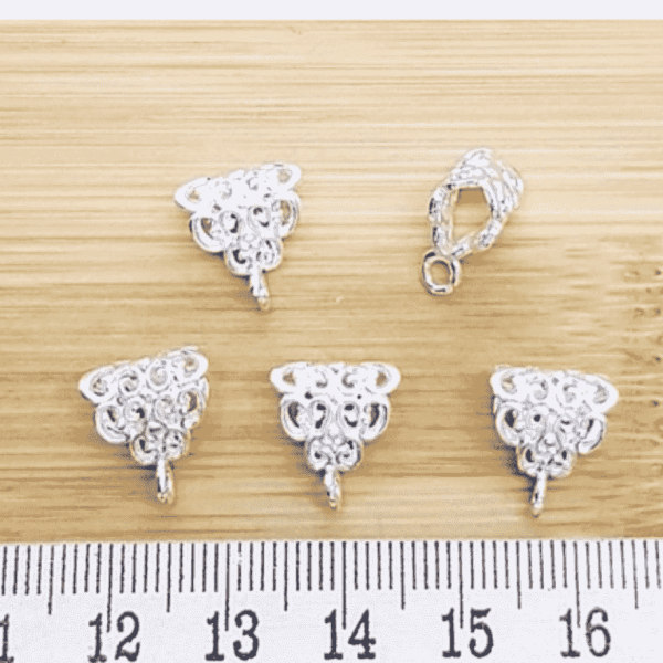 925 Ayar Gümüş Kolye Ucu Klipsi