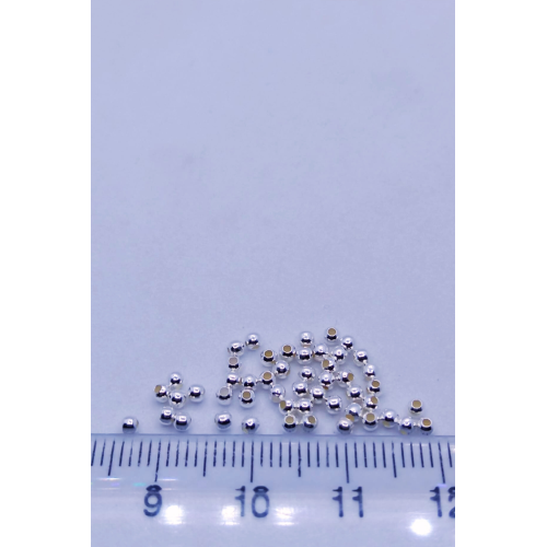 925 Ayar Gümüş Bit Sıkıştırma Kapama 2 mm | Takı Yapım Malzemesi