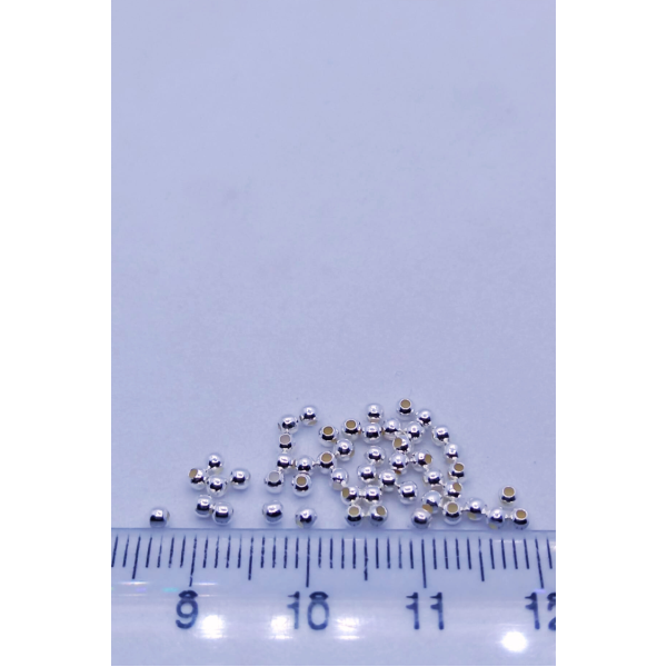 925 Ayar Gümüş Bit Sıkıştırma Kapama 2 mm | Takı Yapım Malzemesi