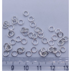 925 Ayar Gümüş 5 mm Kalın Bağlantı Halkası