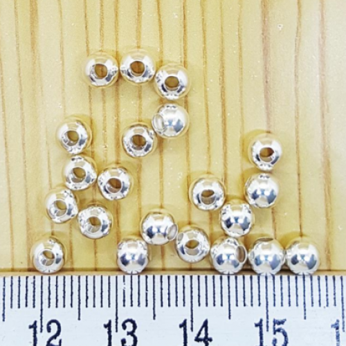 925 Ayar Gümüş Top Boncuk 5 mm