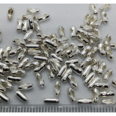 “Top Zincir Kapama Klipsi – Parlak Beyaz Gümüş Rengi Takı Tasarımı İçin Şık ve Dayanıklı Aparat | 20 Adet