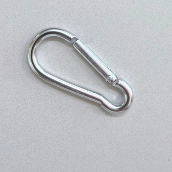 4 cm Metal Karabina Kanca Aparatı - Nikel Renk 4 cm Metal Karabina Kanca Aparatı - Nikel Renk