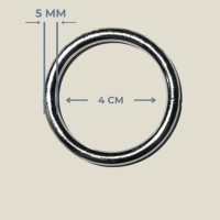 4 cm Yuvarlak Kaynaklı Metal Halka (5 mm Kalınlık) – Metal Renk 4 cm Yuvarlak Kaynaklı Metal Halka (5 mm Kalınlık) – Metal Renk