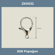 33 mm Nikel Metal Papağan Kanca Takı ve Çanta Kilidi Aparatı (100 Adet) 33 mm Nikel Metal Papağan Kanca Takı ve Çanta Kilidi Aparatı (100 Adet)